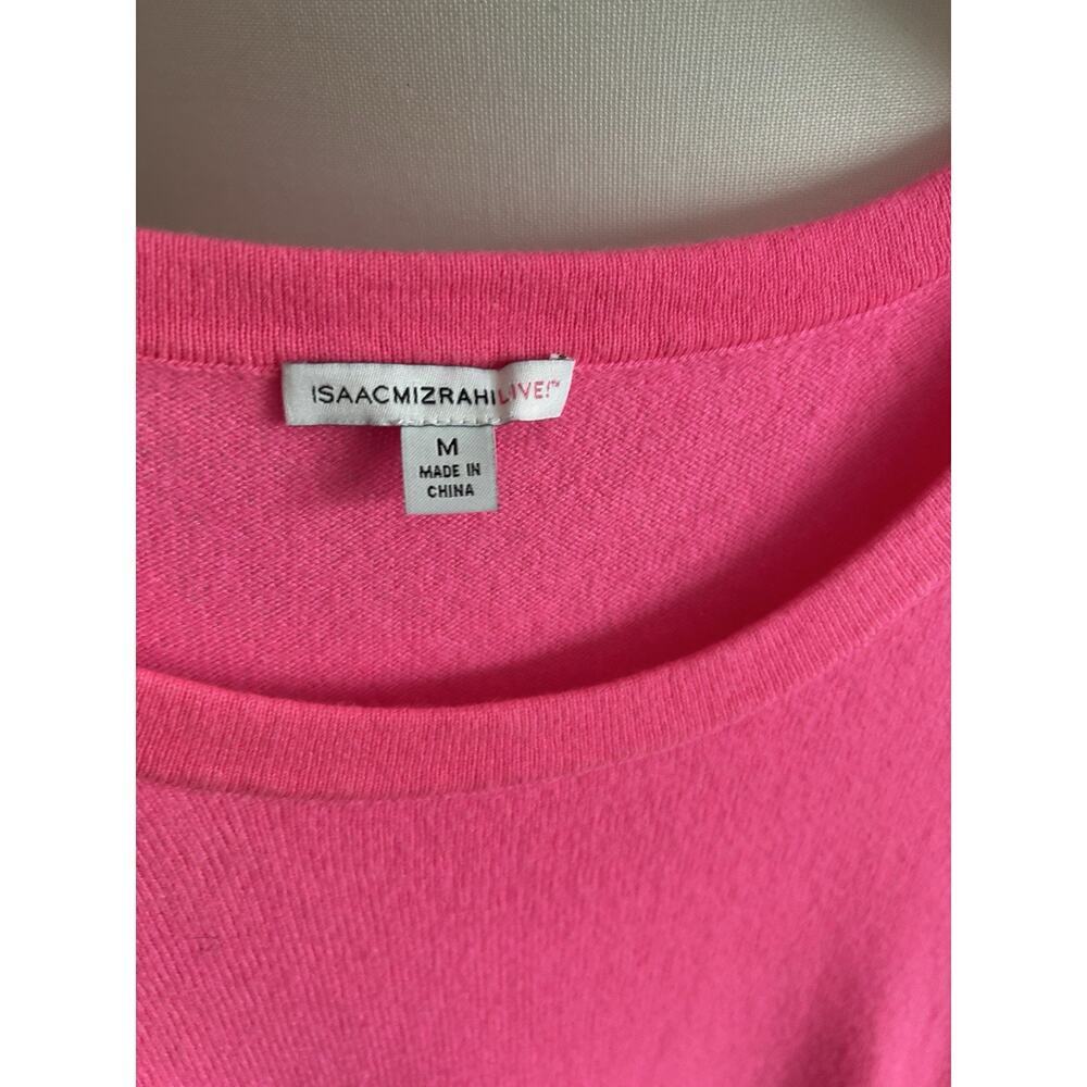 Isaac Mizrahi Pink Cashmere Womans Sweater M - Picture 4 of 9